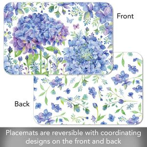 Beautiful Hydrangea Reversible Rectangular Plastic Placemat