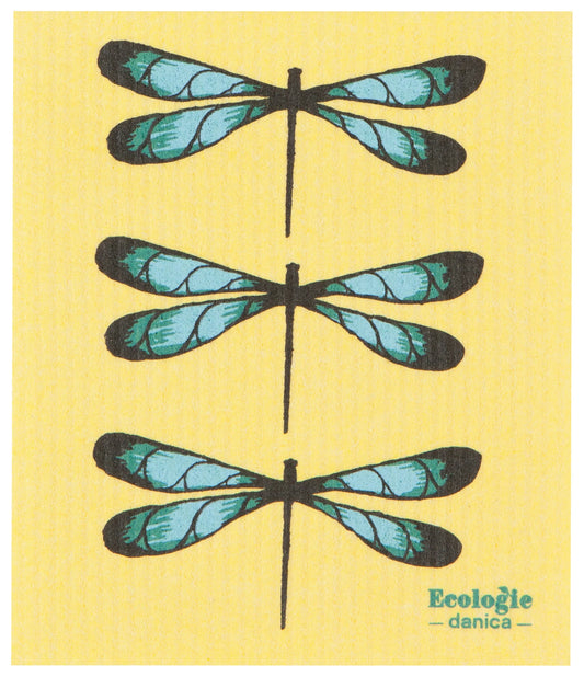 Dragonfly Swedish Dishcloth