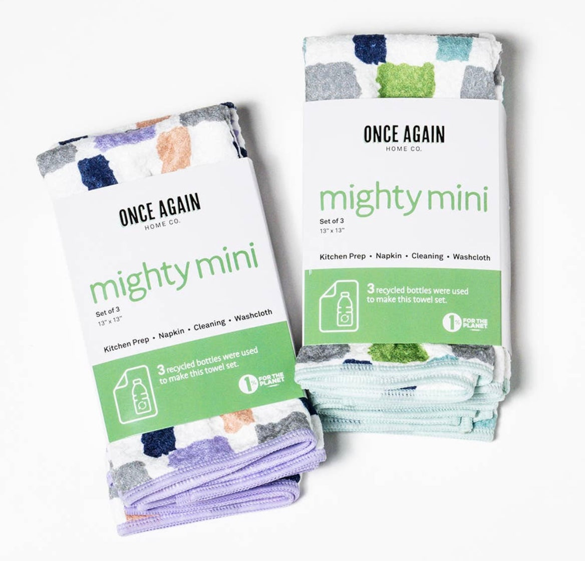 Once Again Home Assorted Mighty Mini Towel, Set of 3