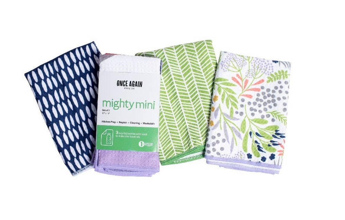 Once Again Home Assorted Mighty Mini Towel, Set of 3