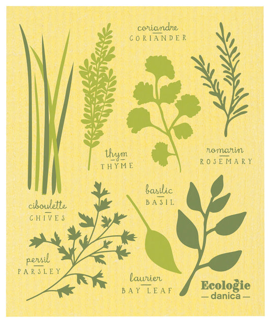 Les Fines Herbs Swedish Dishcloth