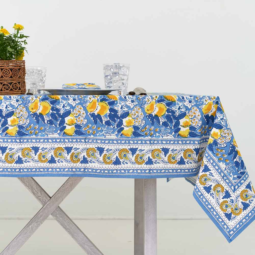 Pomegranate Lemon Grove Tablecloth