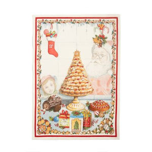 Tessitura Toscana Telerie - Noel Gourmand Cake Kitchen Towel