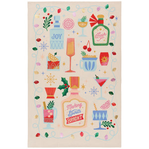 Spirits Bright Decorative Dishtowel