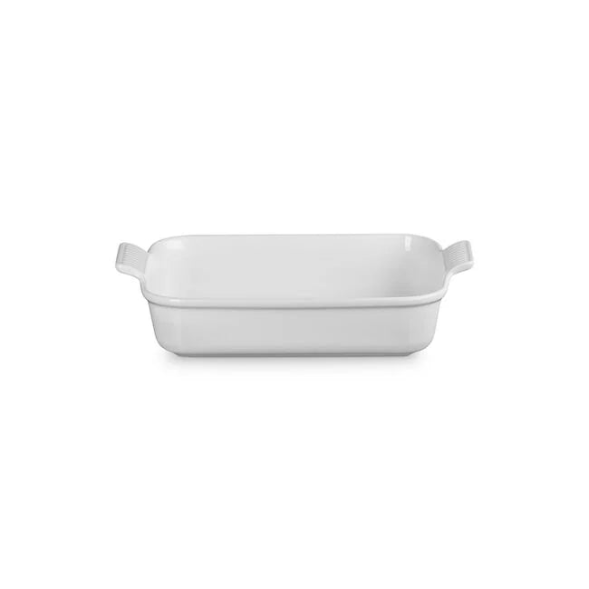 Le Creuset Heritage Rectangular Dish - White, 2.5 Qt