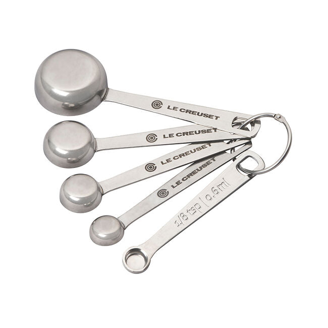 Le Creuset Stainless Steel Measuring Spoons, Set of 5