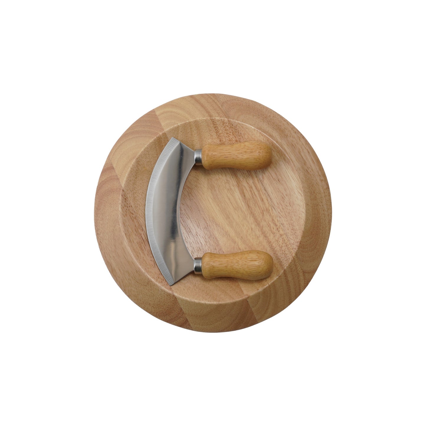 Rubberwood Cheese Cutting Board w/Handle