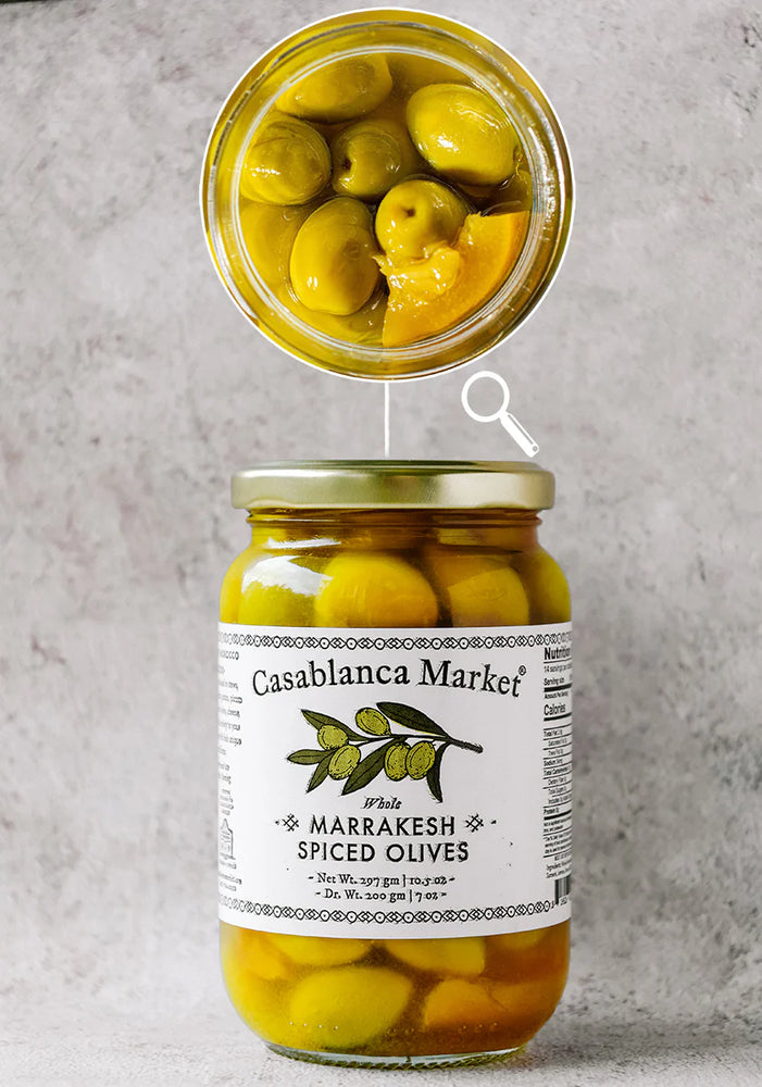 Casablanca Market Marrakesh Spiced Green Olives, 10.5 oz