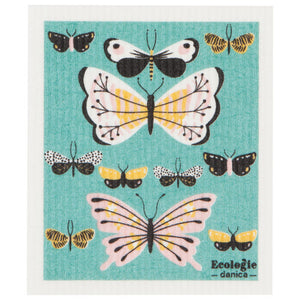 Butterflies Swedish Dishcloth