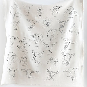 Big Picture Farms All The Goats Tea Towel