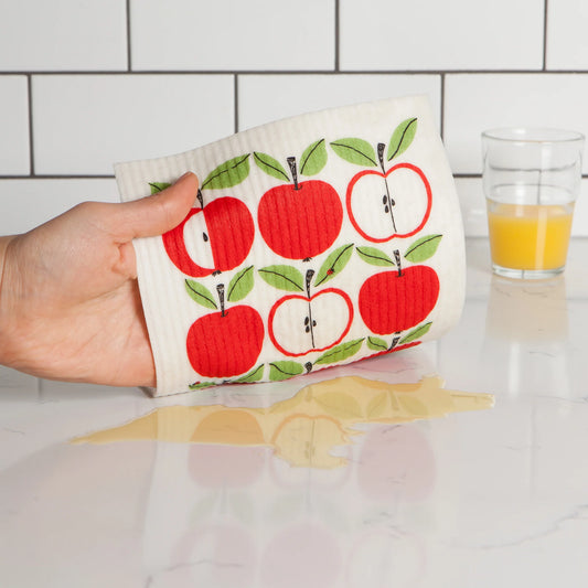 Delicious Apples Swedish Dishcloth