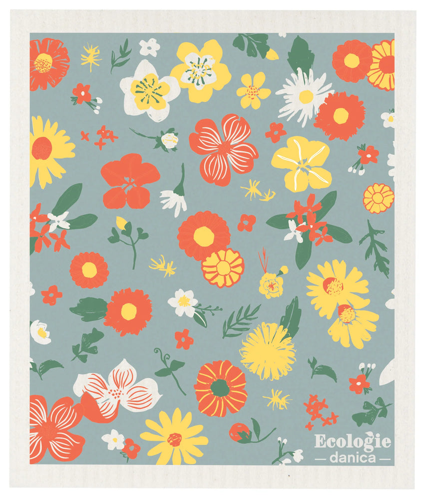 
            
                Load image into Gallery viewer, Flowers of the Month Swedish Dishcloth
            
        