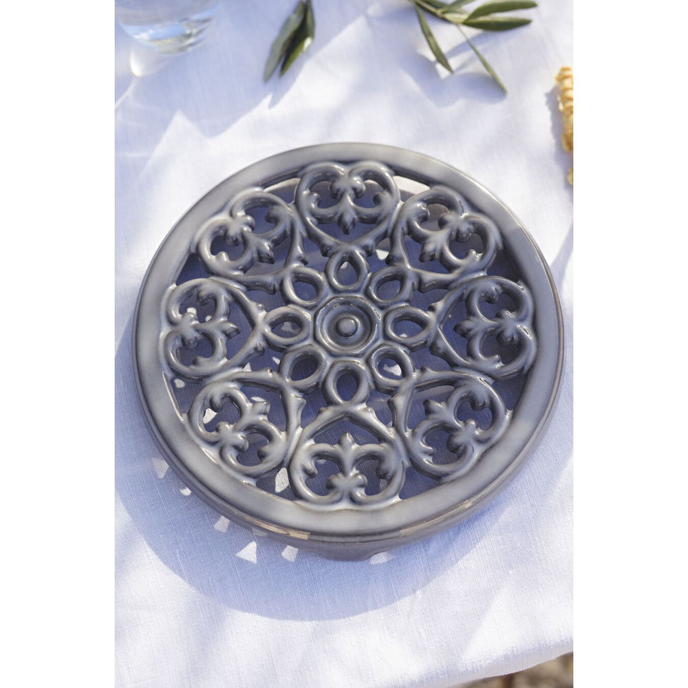 Staub Round Cast Iron Lilly Trivet