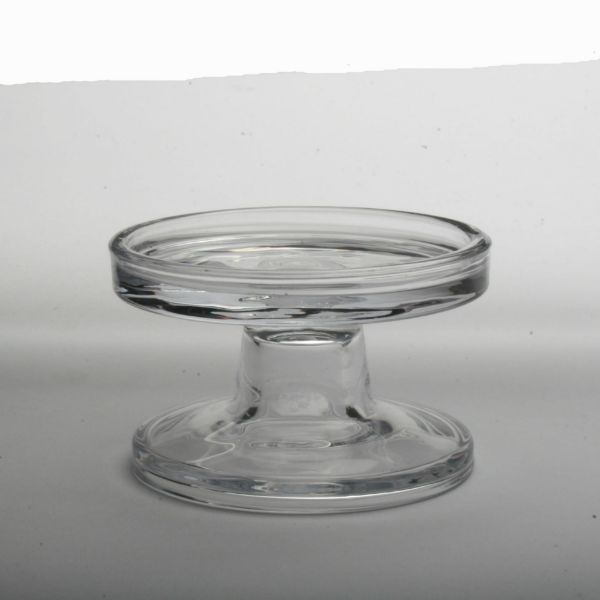Bobbin Reversable Glass Candle Holder