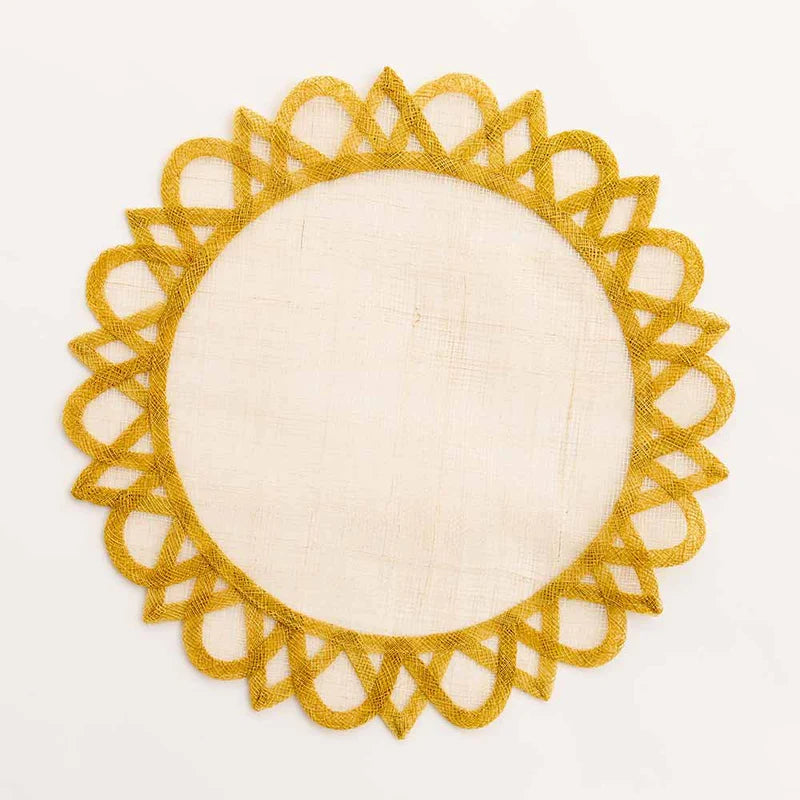 Pomegranate Round Rice Placemats