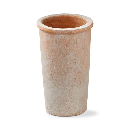 Baja Whitewashed Terracotta Tall Planter