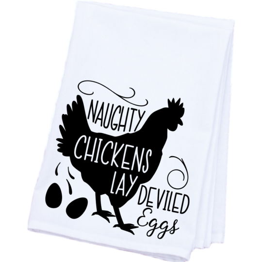 
            
                Load image into Gallery viewer, Those Naughty Chickens Kitchen Towel
            
        