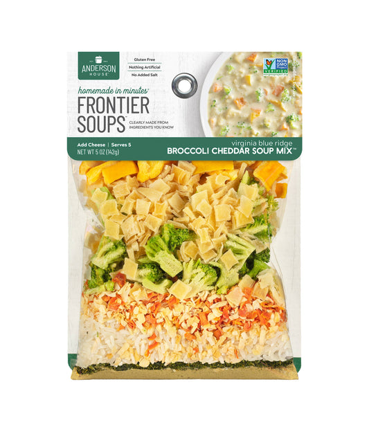 Frontier Soups Virginia Blue Ridge Broccoli Cheddar Soup Mix