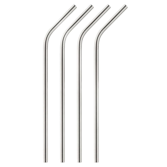 Stainless Steel Reusable Drinking Straws with Cleaning Brush