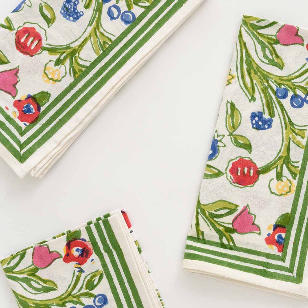 Pomegranate Emma Napkin, Set of 4