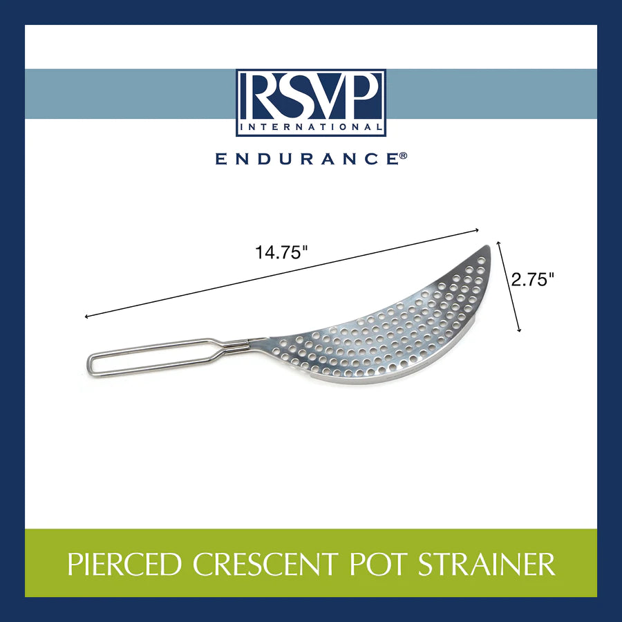 
            
                Load image into Gallery viewer, Crescent Pot Strainer
            
        