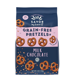 Savor by Suzie - Milk Chocolate Grain Free Pretzels