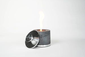 FLIKRFIRE® Table Top Fireplace: Silver