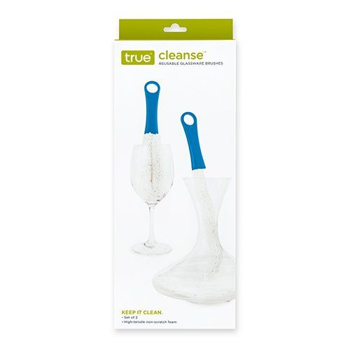 True Cleanse Reusable Glassware Brushes