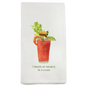 Brunch in a Glass Bloody Mary Dishtowel