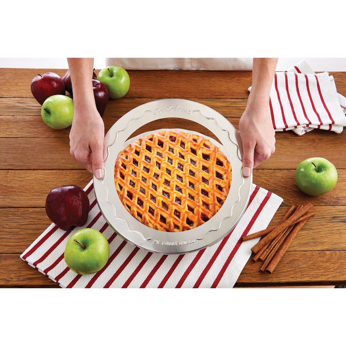 Mrs A Pie Crust Shield