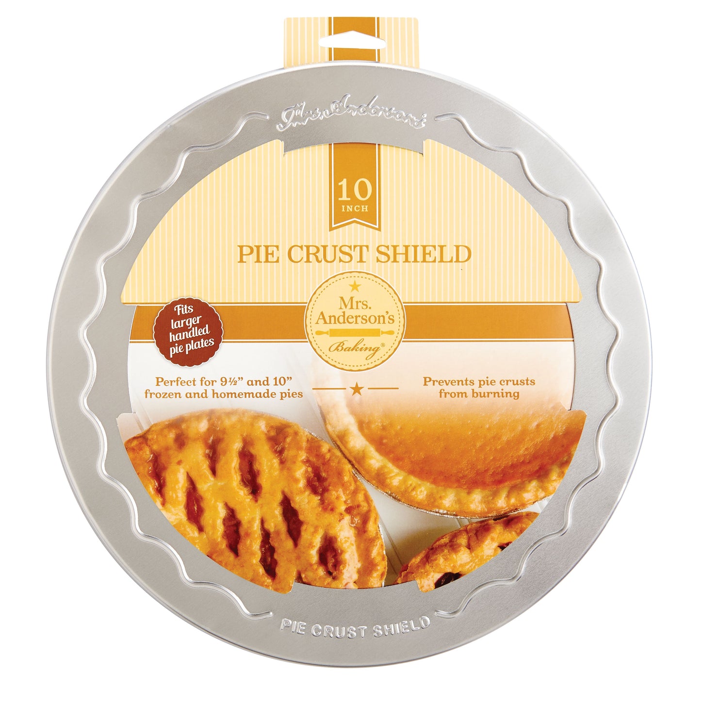 Mrs A Pie Crust Shield