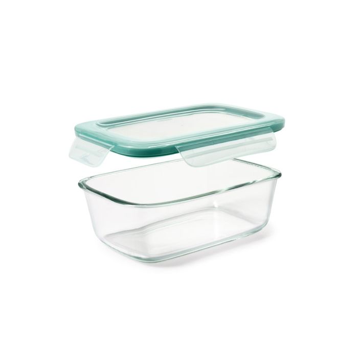 
            
                Load image into Gallery viewer, OXO Smart Seal Glass Rectangle Container - 8 Cup
            
        