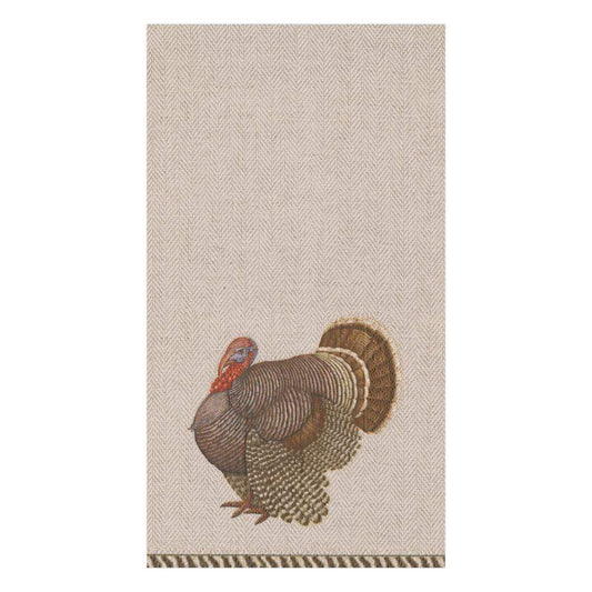 Caspari Thomas T. Byrd Guest Towel Napkins, Set of 15