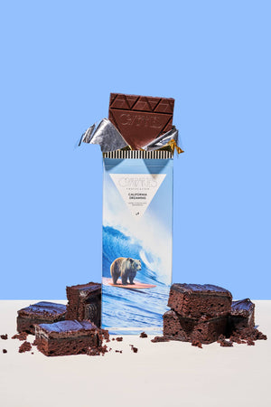 
            
                Load image into Gallery viewer, Compartes Chocolate - California Dreaming Brownie Chocolate Bar
            
        