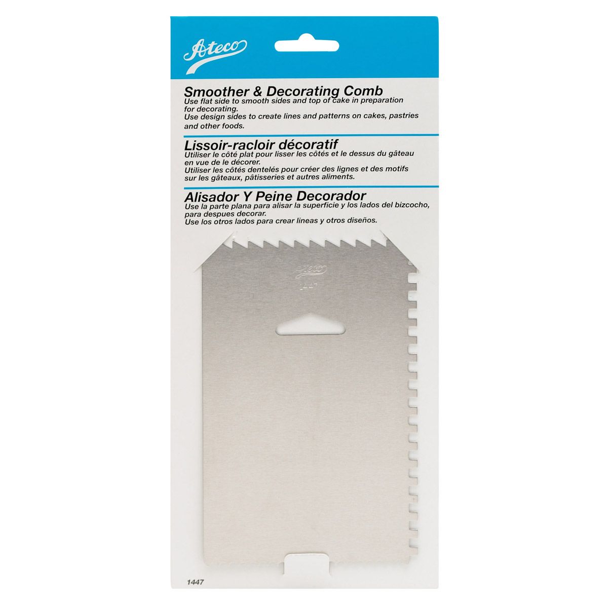 Ateco Decorating Comb & Icing Smoother