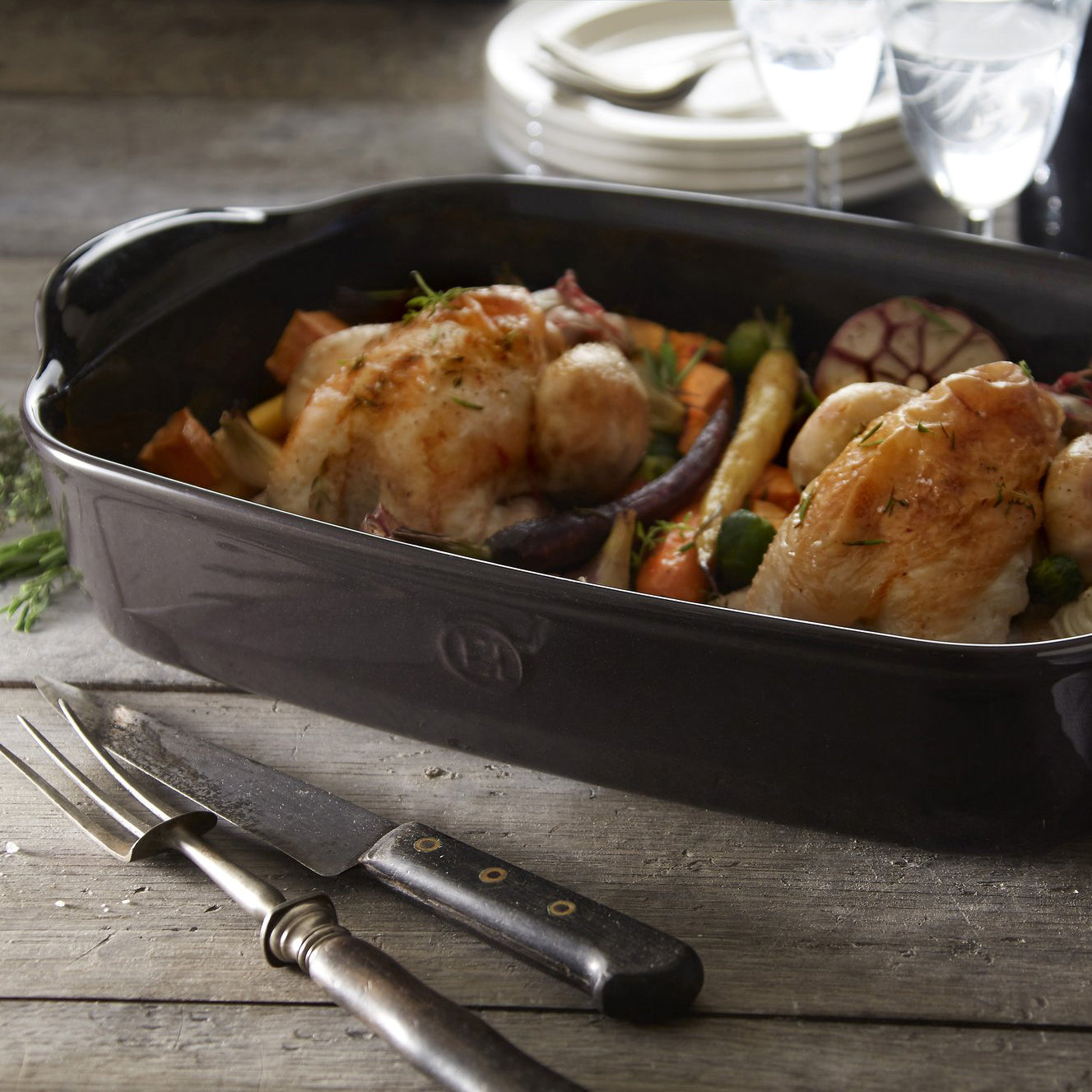 Emile Henry The Right Dish Rectangular Baker