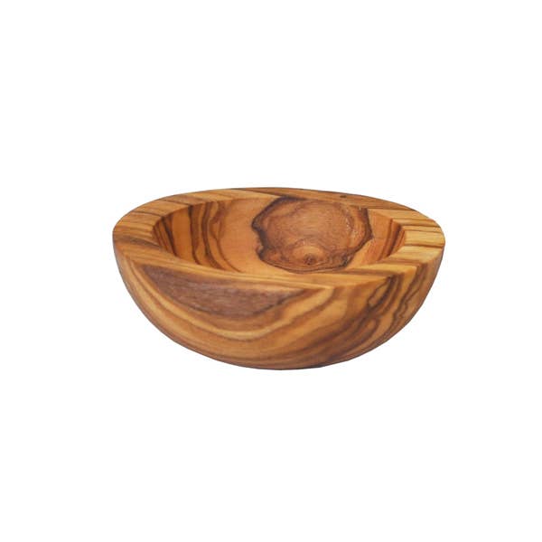 Olive Wood Pinch Bowl - Round, 2.5”