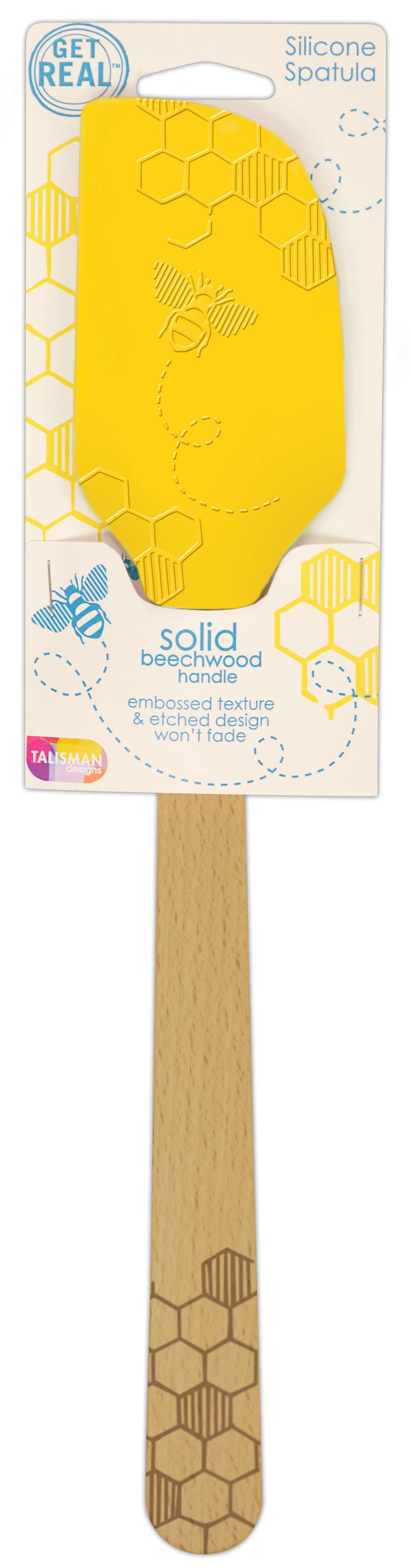 Honey Bee Embossed Silicone Spatula