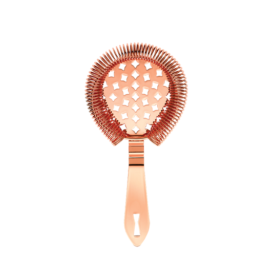 Barfly Mixology Gear Classic Hawthorne Spring Bar Strainer, Copper Plated, 6 7/8"
