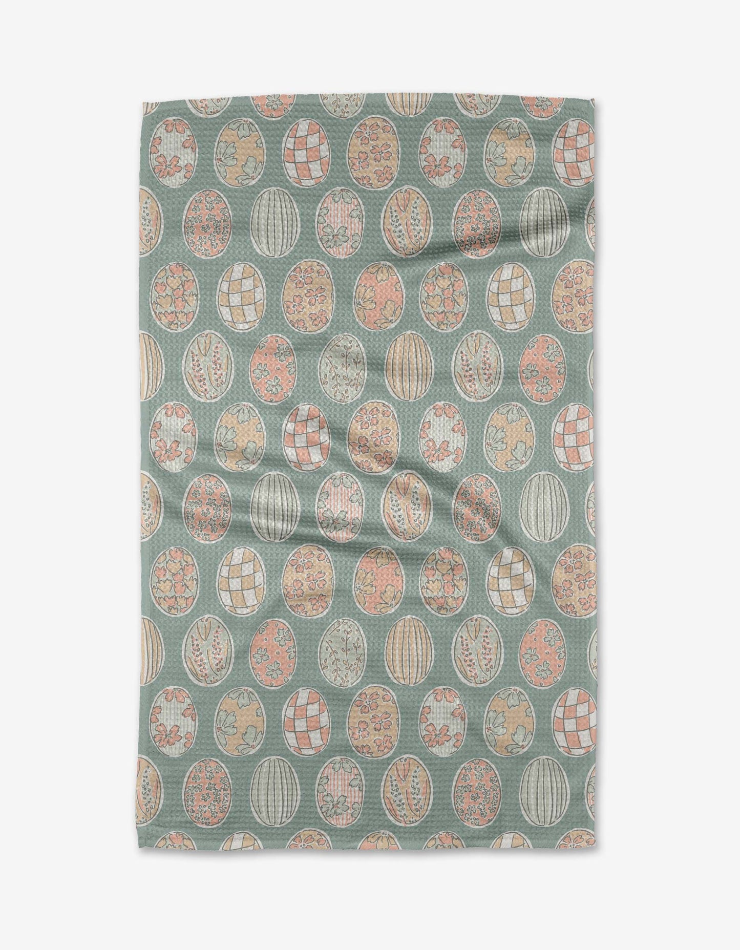 Geometry - Spring Easter Eggs Tea Towel