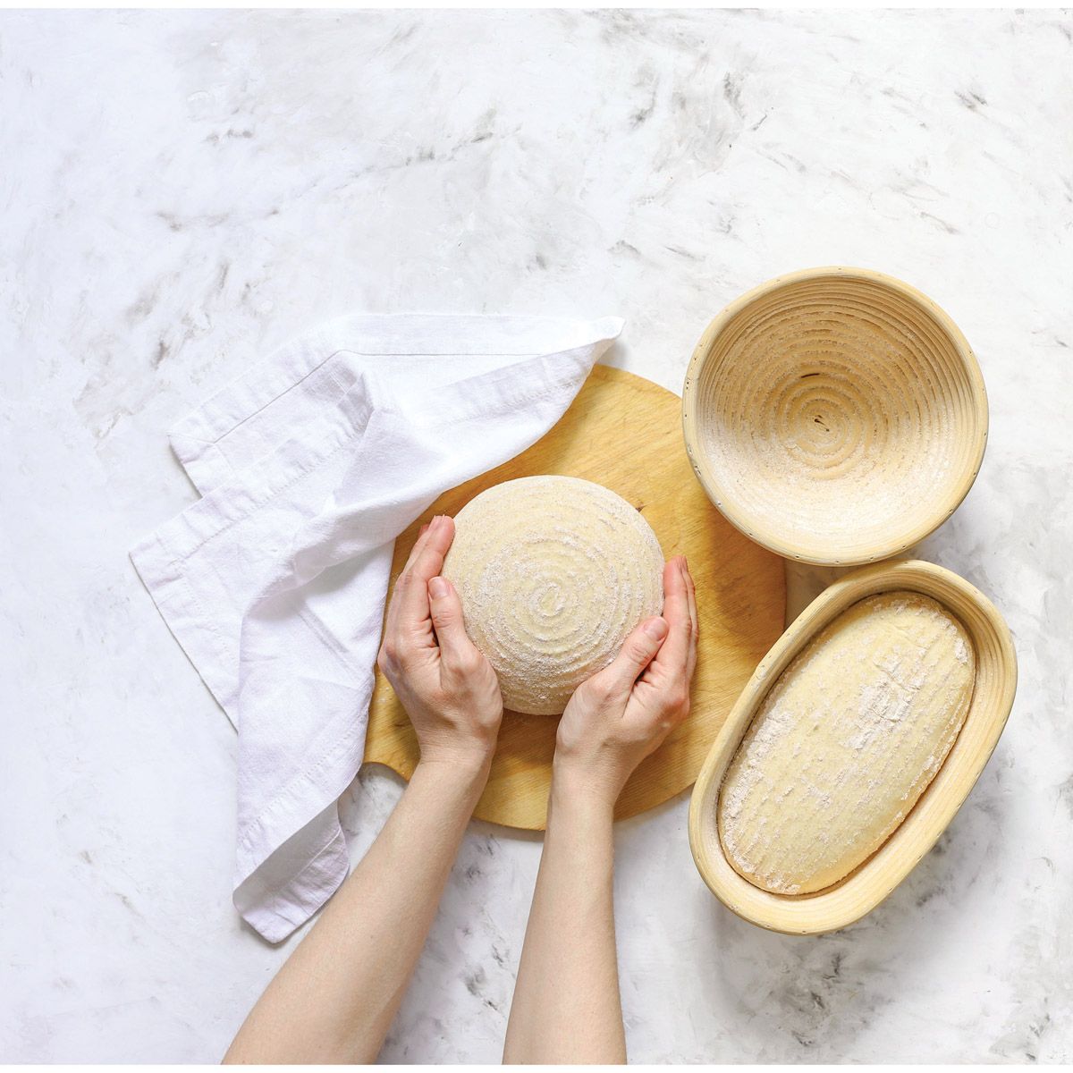 Mrs. Anderson Round Bread Proofing Basket