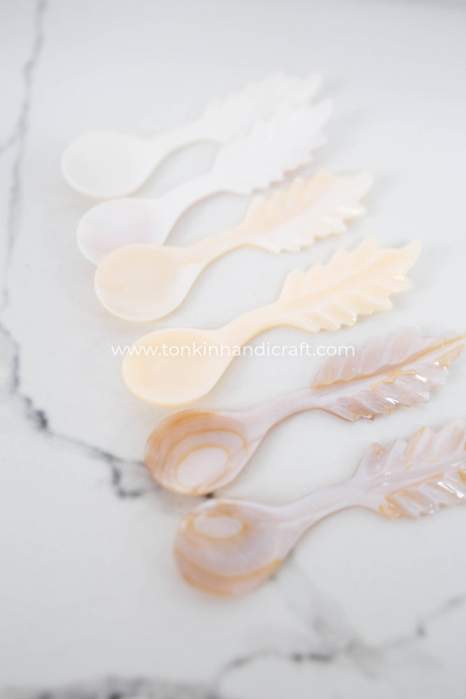 Mother of Pearl Leaf-shape Spoon