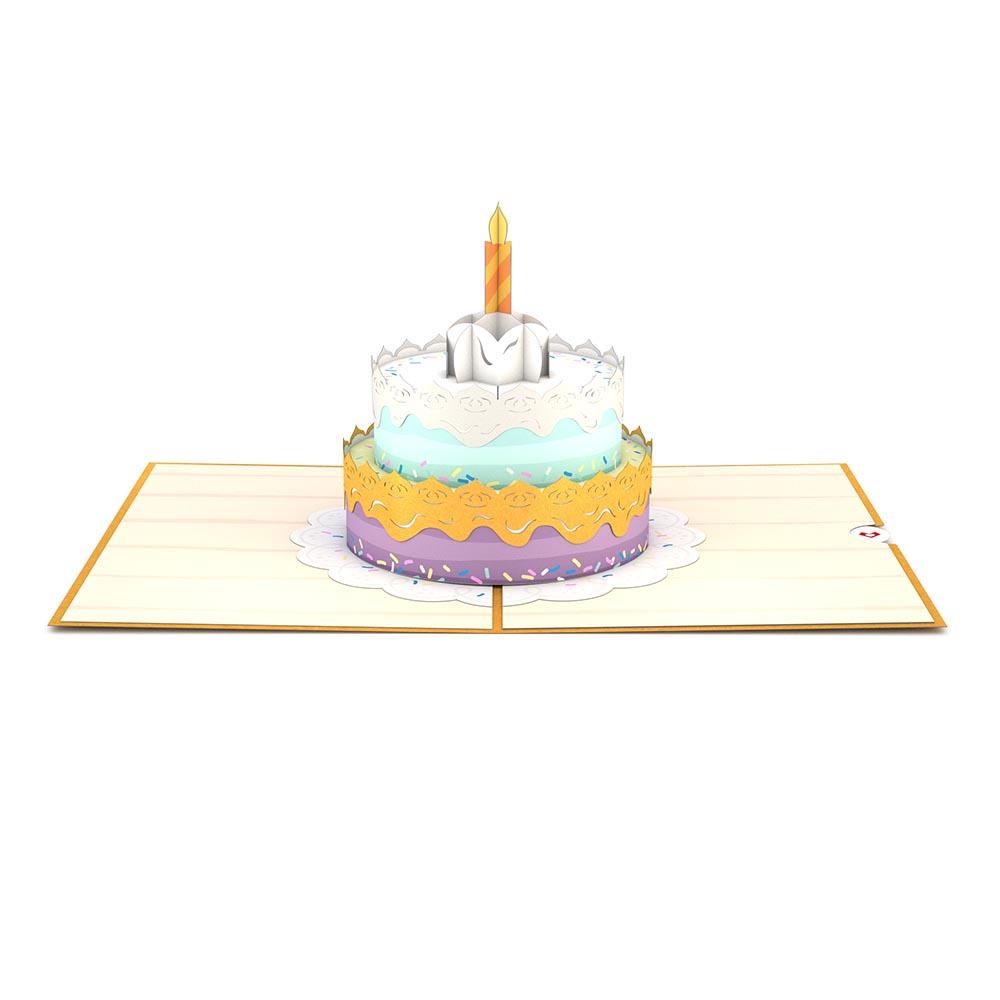 Lovepop Happy Birthday Cake Card