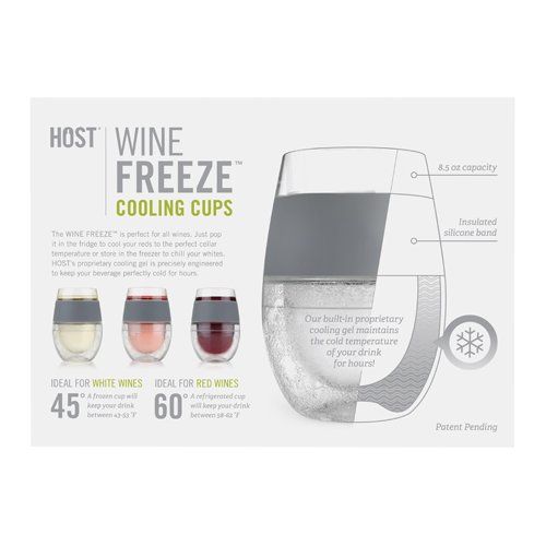 True Wine Freeze Cooling Cups by Host