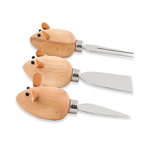 3 Blind Mice Cheese Knives