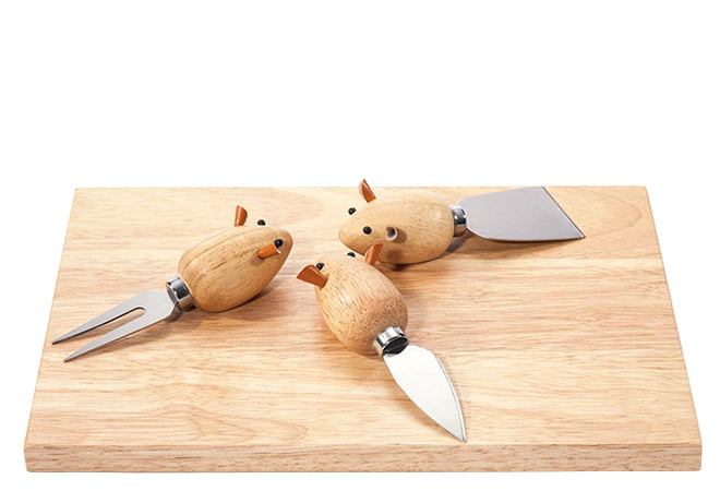 3 Blind Mice Cheese Knives