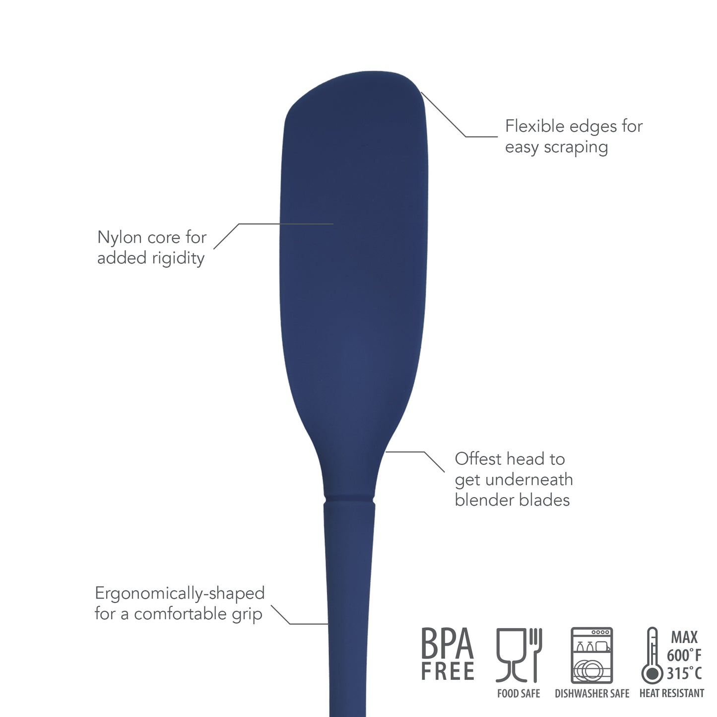 Tovolo Flex-Core Blender Spatula