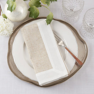 Two Tone Napkin - Natural