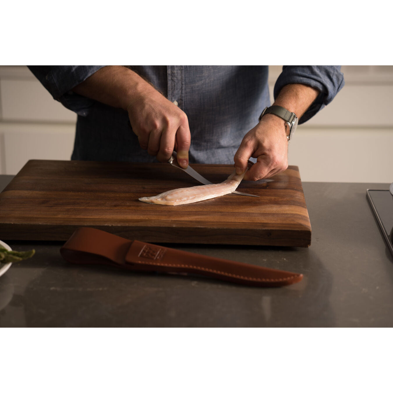 Zwilling Four Star Flexible Fish Fillet Knife & Sheath