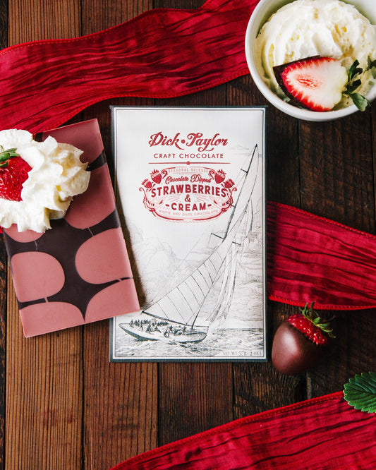 Dick Taylor Craft Chocolate Chocolate Dipped Strawberries & Cream